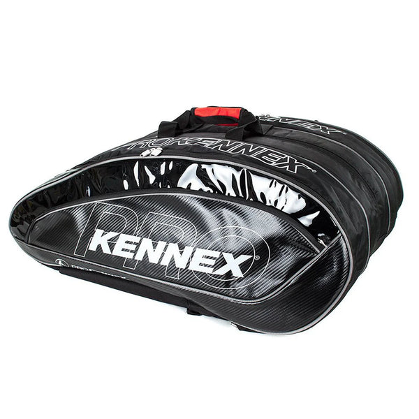 PROKENNEX Tennis Kit Bag - Shadow Bag - 03 Chamber For 9 Rackets Black/Grey