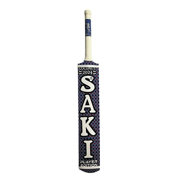 SAKI Cricket Tapeball Bat - Player Srilankan Coconut Wood Blue