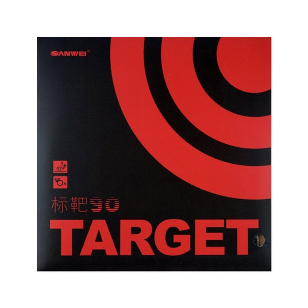 Sanwei Table Tennis Rubber - Target 90 - Black 01 Pcs for One Side of Racket