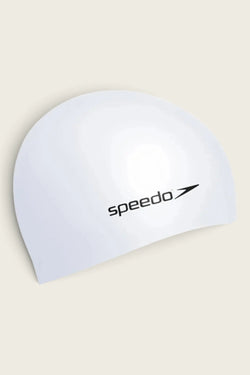Speedo Swimming Cap - Silicone Adult's - White