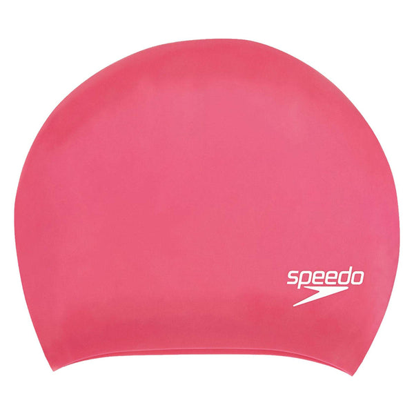 Speedo Swimming Cap - Silicon Long Hair Cap For Adults - Pink Model 806168A064