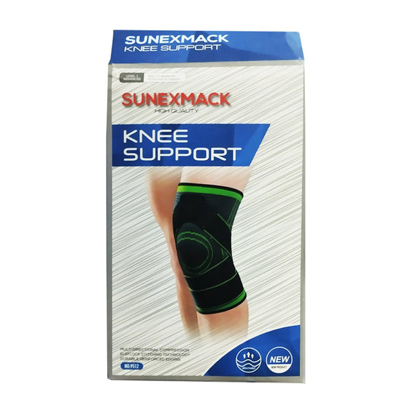 Sunexmack Knee Support - White/Blue Single Piece - Model No.9512