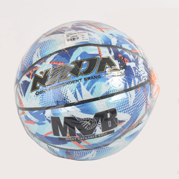 NINJA Basketball 7861 Rubber Size 7 Blue Camo