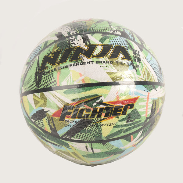 NINJA Basketball 7863 Rubber Size 7 Green Camo