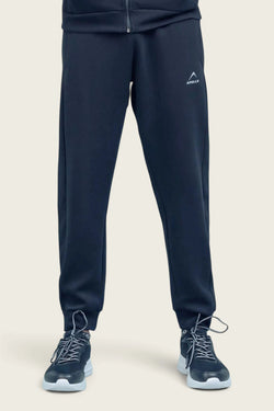 APOLLO 2511 102 062412 Cotton Knitted Sweat Pant Men's - Black