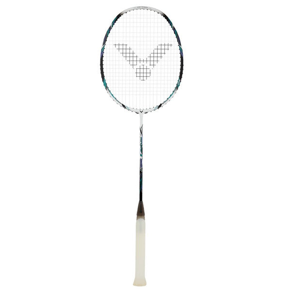 Victor Badminton Racket - Thruster K220H II - 4U 35LBS Strung - White/Black