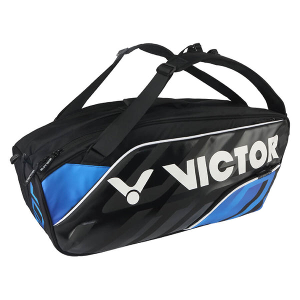 VICTOR Badminton Kit Bag - BR 9213 CJ 6-Rackets Black/Dark Blue