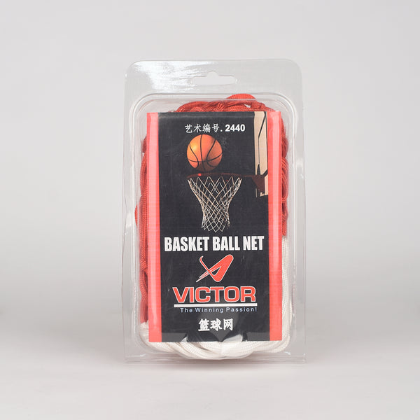 VICTOR Basketball Net - 2440 RED/WHT