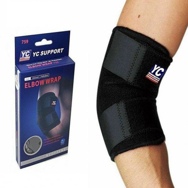 YC Elbow Wrap - Core Neophrene Black Single Piece - Model No. YC760