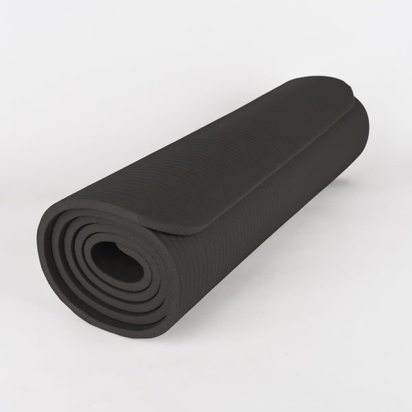 YOGA MAT NBR SHORT 15MM - BLACK