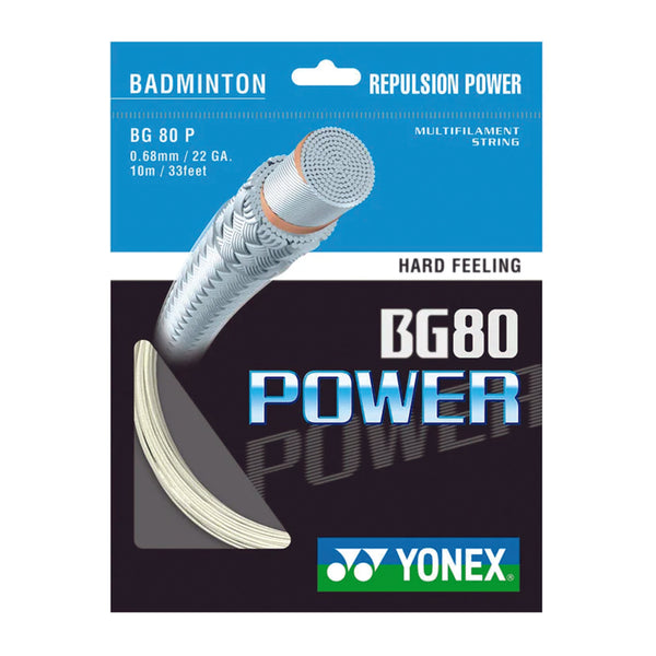 Yonex Bg80 Power Badminton String - White