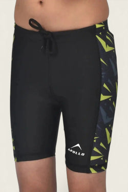 Apollo Swimming Jammer Short Boys Spandex Black 31SB25