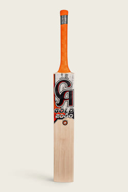 CA Gold-2000 Cricket Hardball Bat English Willow - Orange