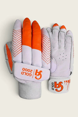 CA Gold 2000 Batting Gloves Left Handed - White / Orange