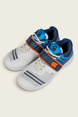 CA Cricket Shoes Pro M8 Spikes - Blue / White