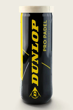 DUNLOP Padel Ball - Pro Padel 3PCS Pack Yellow