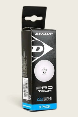 Dunlop Table Tennis Ball 40+ Pro Tour 2 Star (3pcs Box)