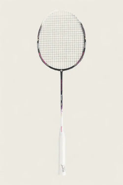 KUMPOO Badminton Racket – Power Control Smash – 82G Strung White/Black