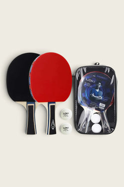 Loki Table Tennis Racket - Model K1000 - 2 Rackets+2 Balls+Bag