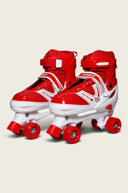 Power Superb Roller Blades Skating Shoes - Red