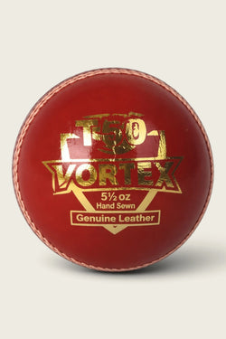 APOLLO Cricket Hard Ball - Vortex T50 for Match Red