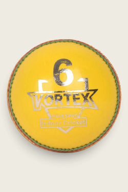 APOLLO Cricket Hard Ball - VORTEX 6 - Yellow