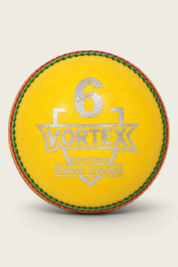APOLLO Cricket Hard Ball - VORTEX 6 - Yellow
