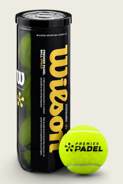 Wilson Padel Ball - Premium Speed 3Pcs Pack - Golden