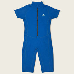 APOLLO Swimsuit Junior Unisex - Lycra Short Sleeve Skinfit 2655 651 150665 Blue