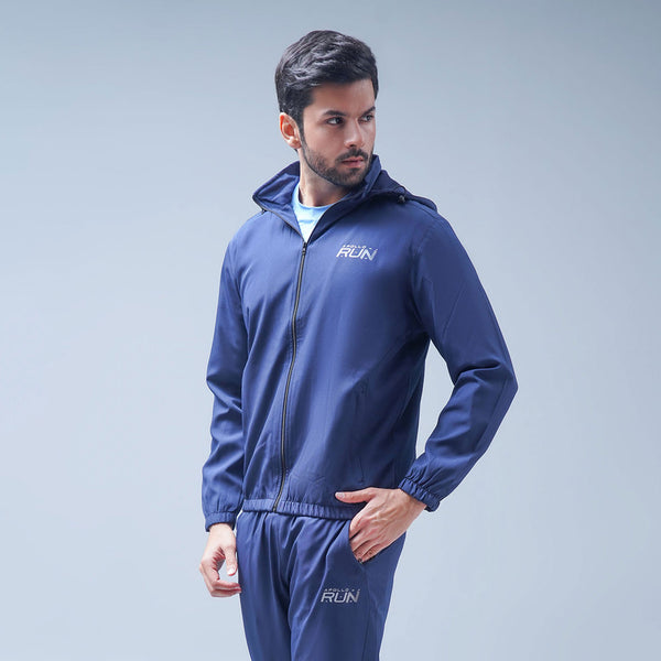 APOLLO Windbreaker Jacket Mens - Micro Twill Stretch 2511 103 112303 Navy