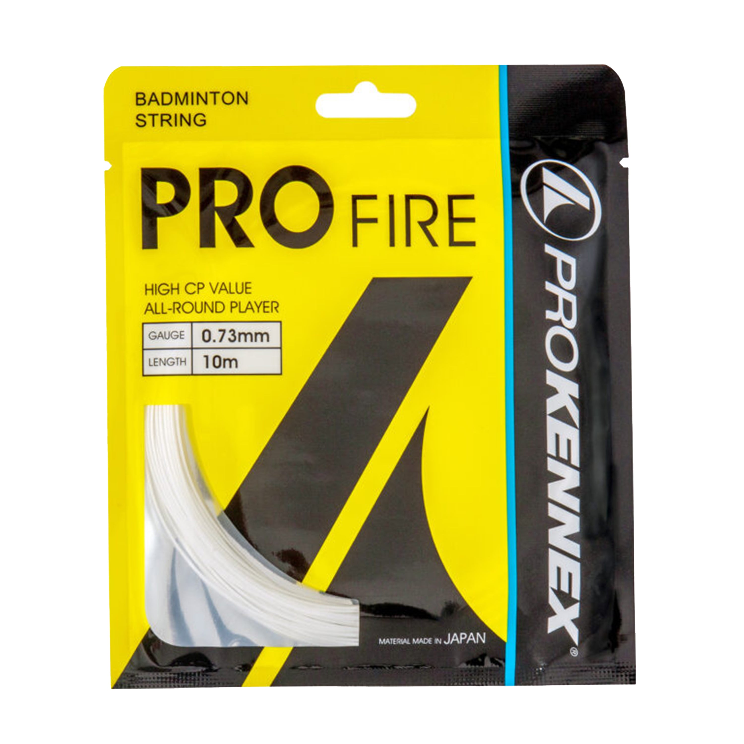 PROKENNEX Badminton String - Pro Fire 10m White – Apollo Sports