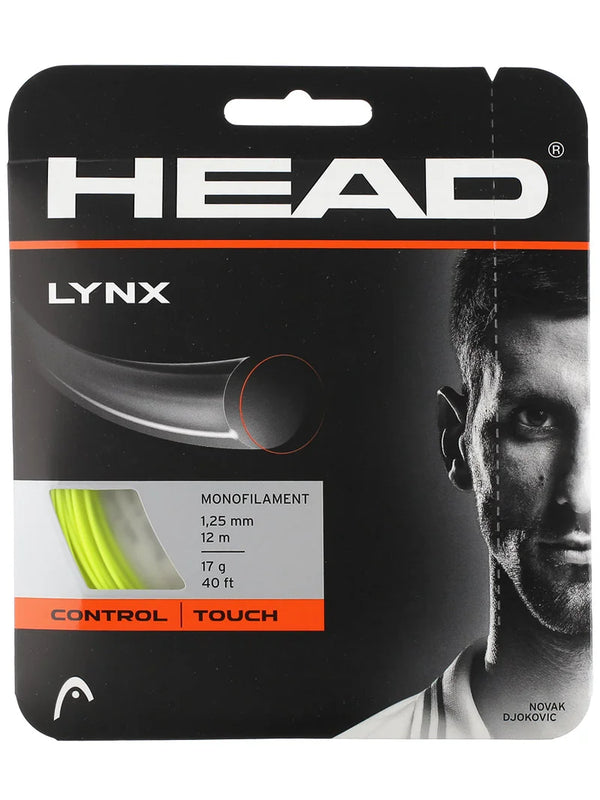 Head Lynx Tennis String Yellow Monofilament Tennis String
