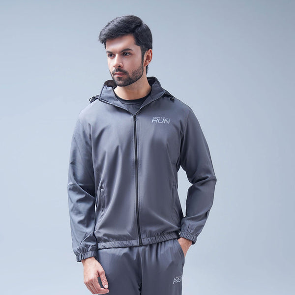 APOLLO Windberaker Jacket Mens - Micro Twill Stretch 2511 103 112303 Grey