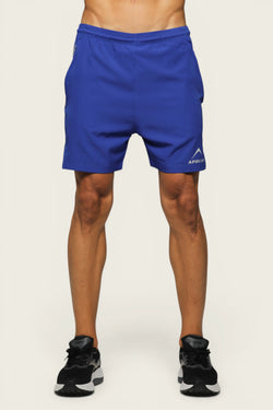 APOLLO 2511 103 160204 Micro Twill Polyester Running Short 5" Men's - Royal Blue
