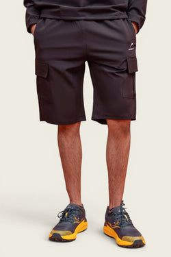 Apollo Men's Athletic Short - Polyester Terry - Black