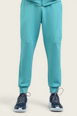 APOLLO 2511 101 062407 Cotton Knitted Sweat Pant Men's - Ocean Green