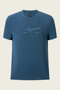 ERKE 11226202246-605 Dri-Fit Polyester Sports T-Shirt Men's - Dark Blue