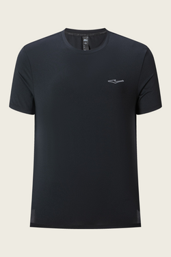 ERKE 11226202248-004 Dri-Fit Polyester Sports T-Shirt Men's - Black