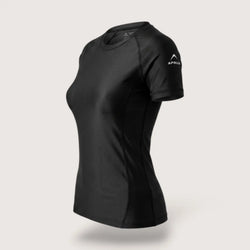 APOLLO 2652 651 020635 - Lycra Short Sleeve Swimming Shirt Women's - Black