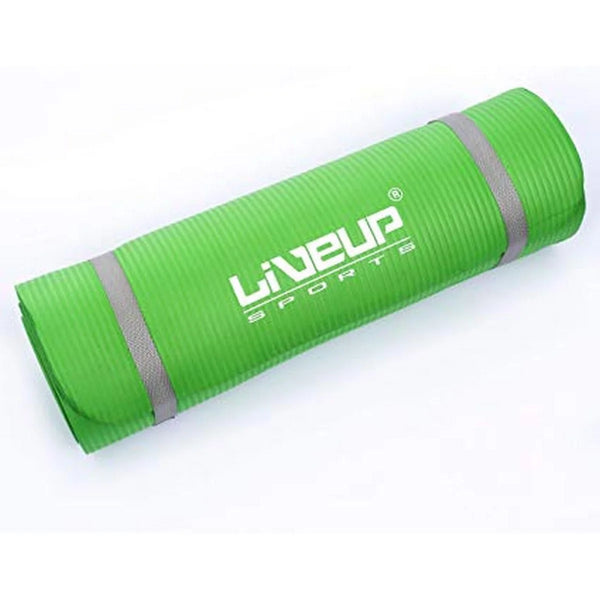 Liveup Exercise Yoga Mat NBR 12mm Green- LS3257