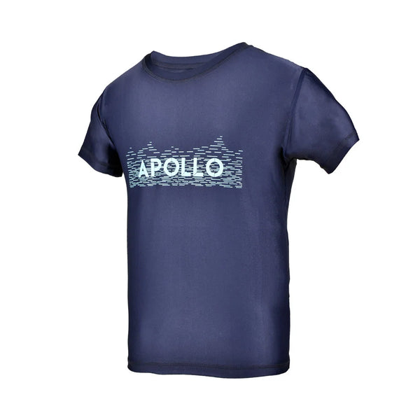 Apollo 01sb50 Boys Smart Fit Spandex Shirt - Navy Blue