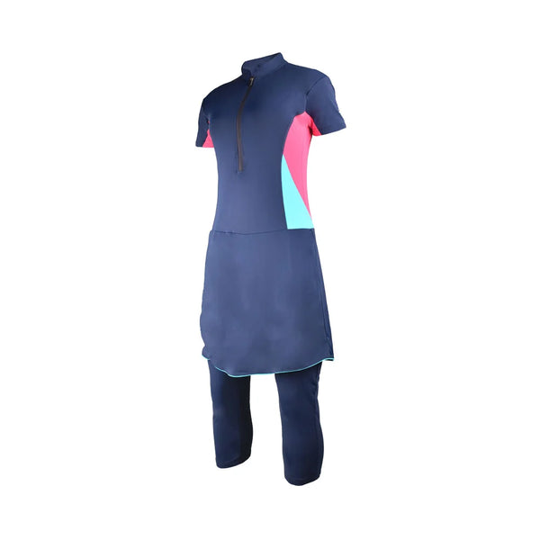 Apollo 01sw91 Womens Spandex Swimming Suit - Navy/diva