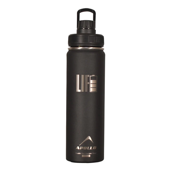 Apollo Life Hot & Cold Stainless Steel Bottle- Vacuum Flask Insulated Bottle 650ml – Black 2456 322 371575