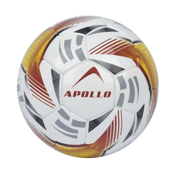 Apollo Football Ball Hand Stitched 3FUMT5 White/Red