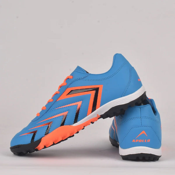 Apollo Football Gripper Shoes Boys 3BFGF5 Blue/Orange