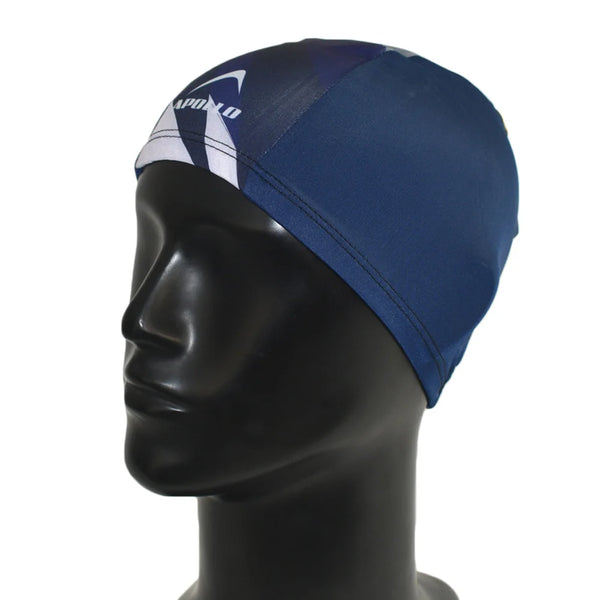 Apollo Swimming Cap Adult Lycra Navy Blue 31SC85