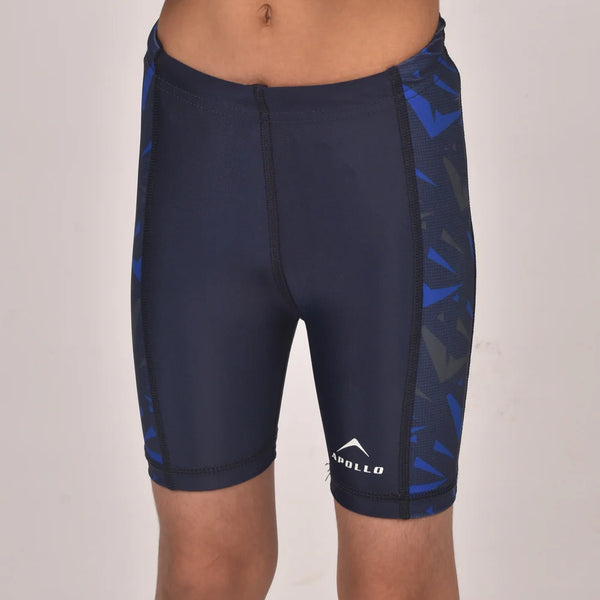 Apollo Swimming Jammer Short Boys Spandex Navy Blue 31SB25