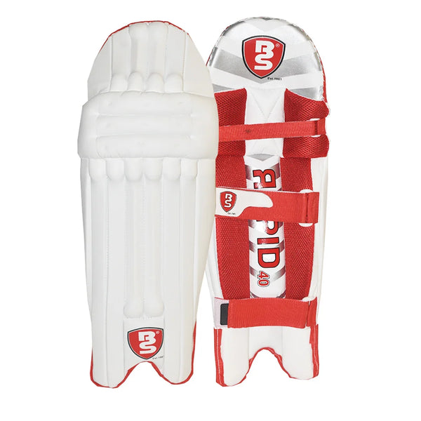 BS Cricket Batting Pad Rapid-40 Righty - White