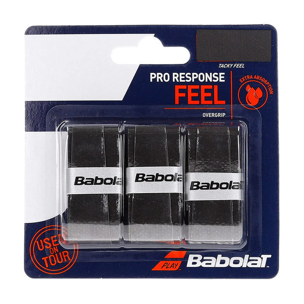 Babolat Tennis Grip Pro Response X3 03Pcs Pack - Black