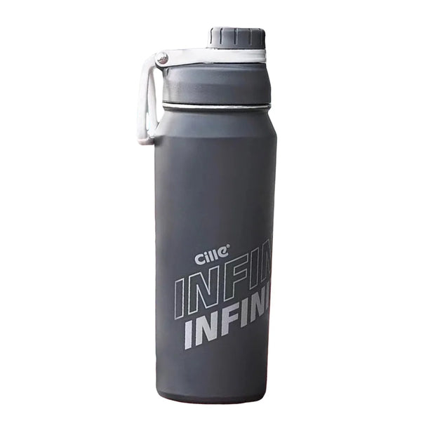 Cille 760ML Stainless Steel Bottle Hot &amp; Cold Thermos Vacuum Flask XB-21110 - Dark Gray